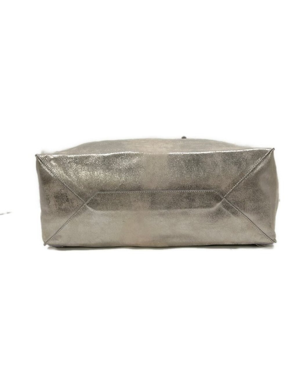 ★SOLD★ Balenciaga Tote the Paper Silver Leather - Picture 5 of 12
